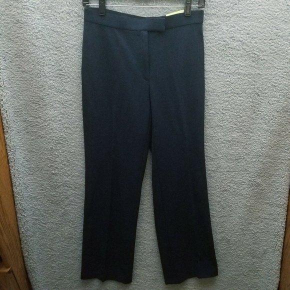 Sag Harbor NWT Women's 4P Stretch Navy Blue Slimming Pants 29.25" 28.75" 9.75" - Picture 1 of 10